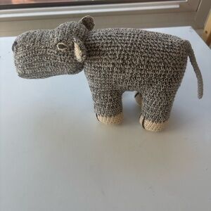 Anne-Claire Petit Crochet Hippo Stuffed Toy